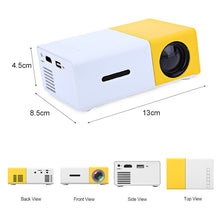Charger l'image dans la galerie, Salange YG-300 Mini LCD LED Projector YG300 Projector 400-600LM 1080P Video 320x240 Pixel Best Home Proyector