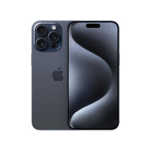 Charger l&#39;image dans la galerie, iPhone 15 Pro Max 256 Go - Titane Bleu - Etui + Protection offerte.