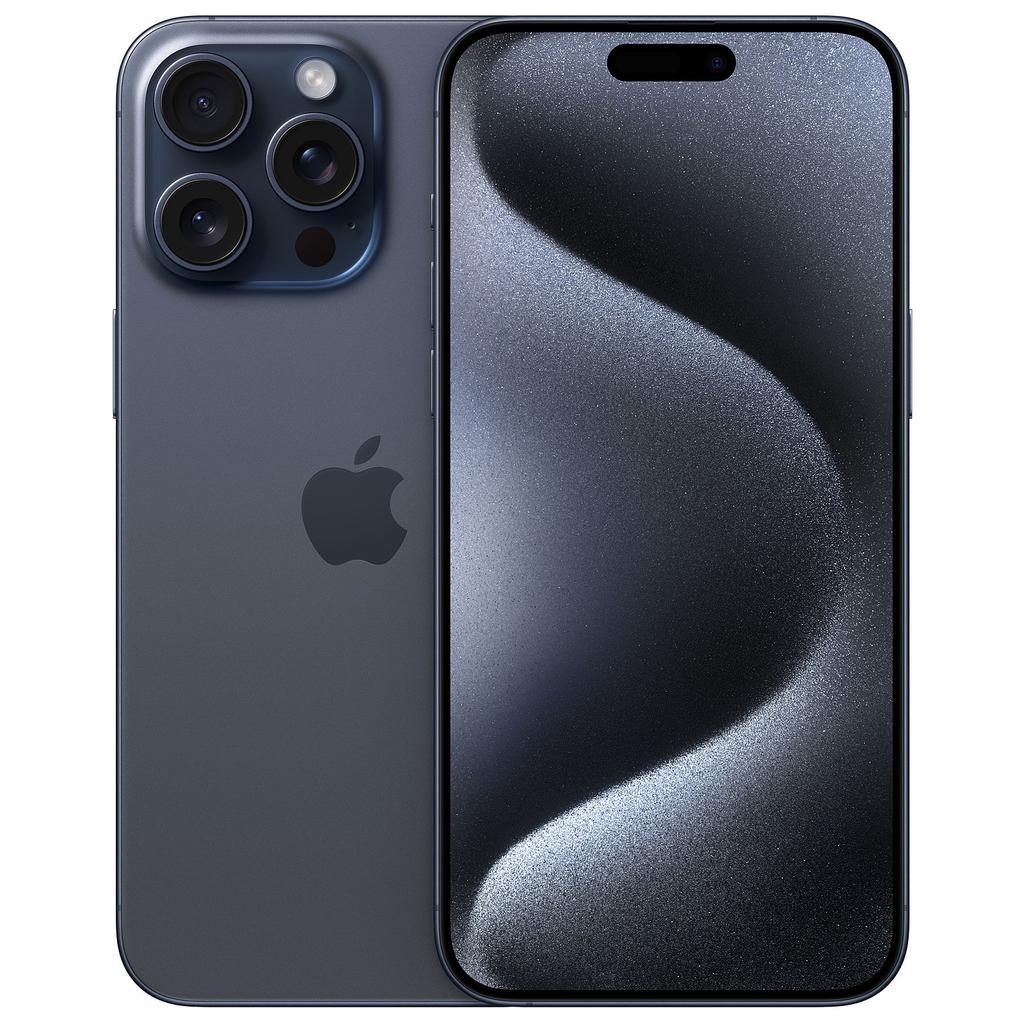 iPhone 15 Pro Max 256 Go - Titane Bleu - Etui + Protection offerte.