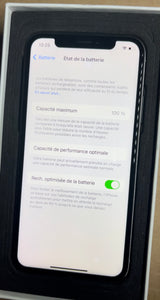 iPhone X 256 GO Argent RECONDITIONNE A NEUF